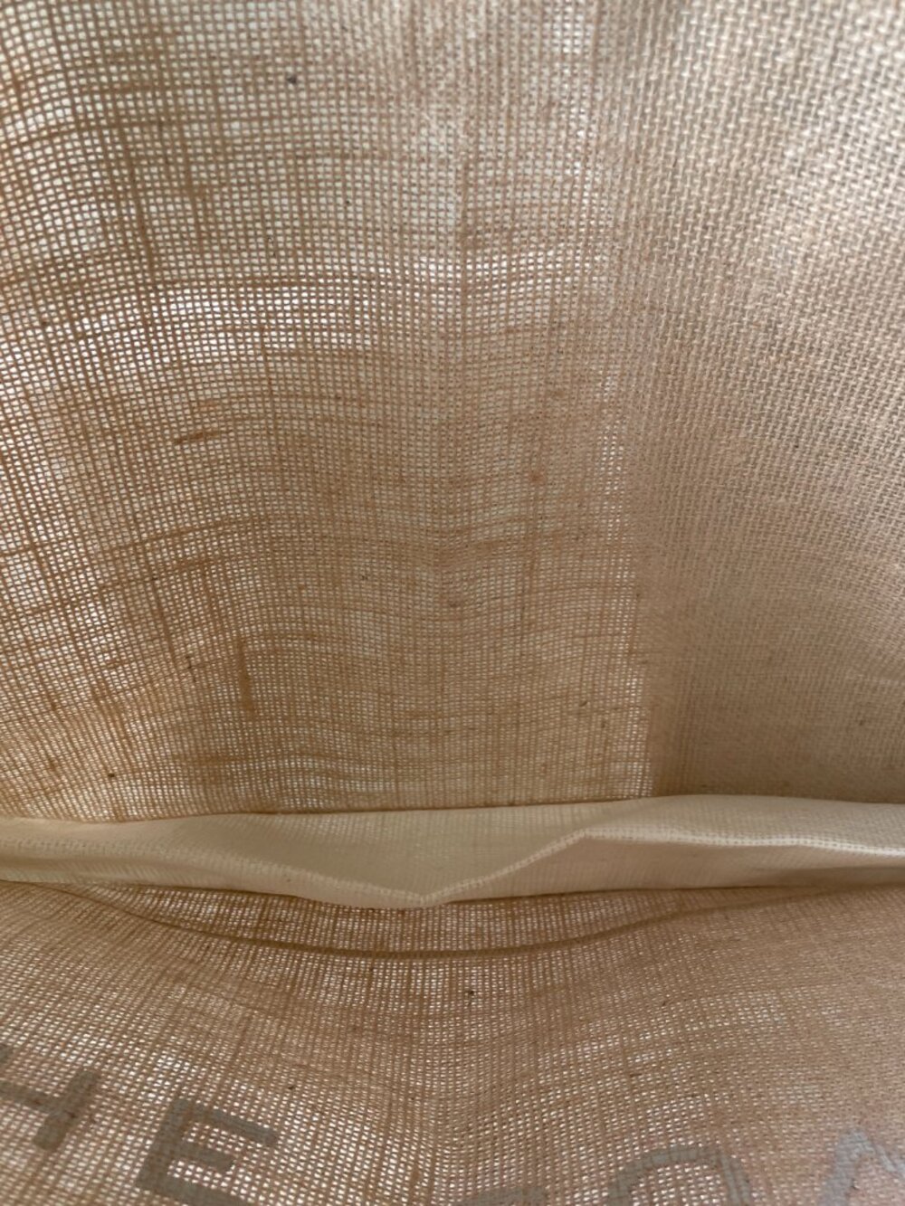 The Cove Atlantis in the Bahamas-tan jute burlap beach bag - Picture 5 of 7